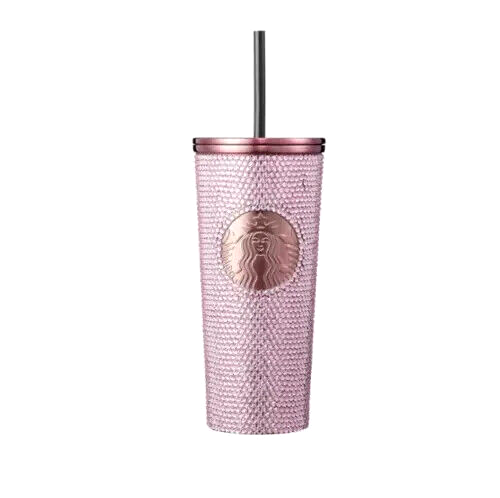 STARBUCKS PHILIPPINES BLACKPINK RHINESTONE BLING ROSE GOLD