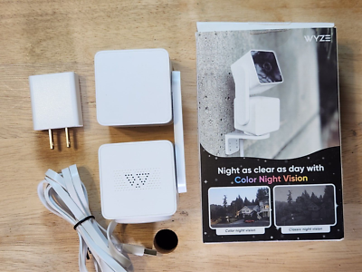 Wyze cam v3 white WiFi (2) cameras plus bonus (2) 32gb SD cards | eBay