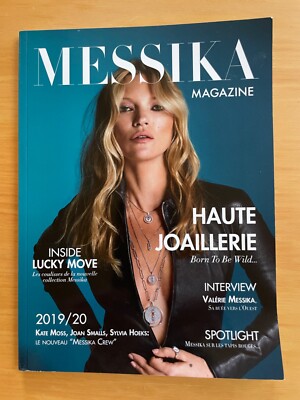 MESSIKA MAGAZINE 2019 #4 DIAMONDS Kate Moss, Joan Smalls, Sylvia Hoeks 