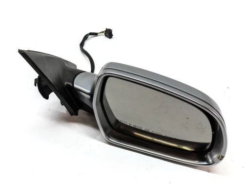 10-16 AUDI S4 (B8 8K) RIGHT PASSENGER HEATED DOOR MIRROR (ALUMINUM) & BLINKER