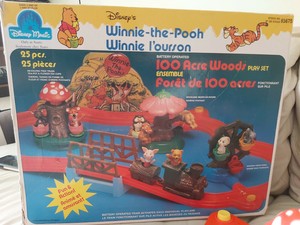 winnie the pooh train set 1988