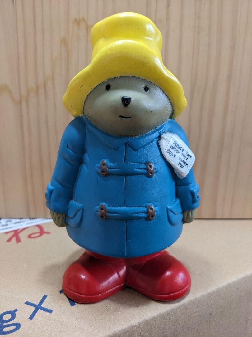 Paddington Bear figure Soft Vinyl Piggy Bank vintage Japan | eBay