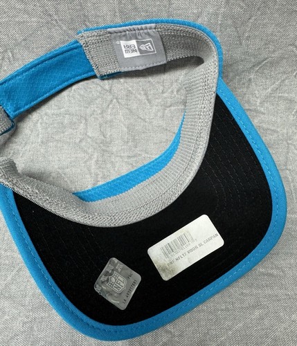 NWT Carolina Panthers NFL New Era Blue Adjustable Visor - Picture 9 of 10
