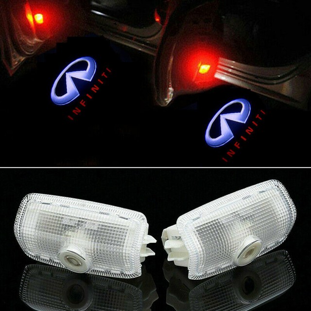 4x For Infiniti FX35 Q50 M35 G37 QX50 Logo LED Door Ghost Laser