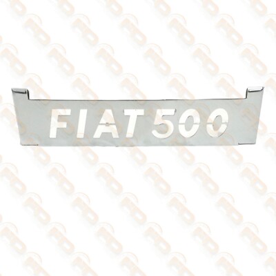 Griglia Alzacofano Alza Cofano Acciaio Cromato FIAT 500 F L R - Foto 12