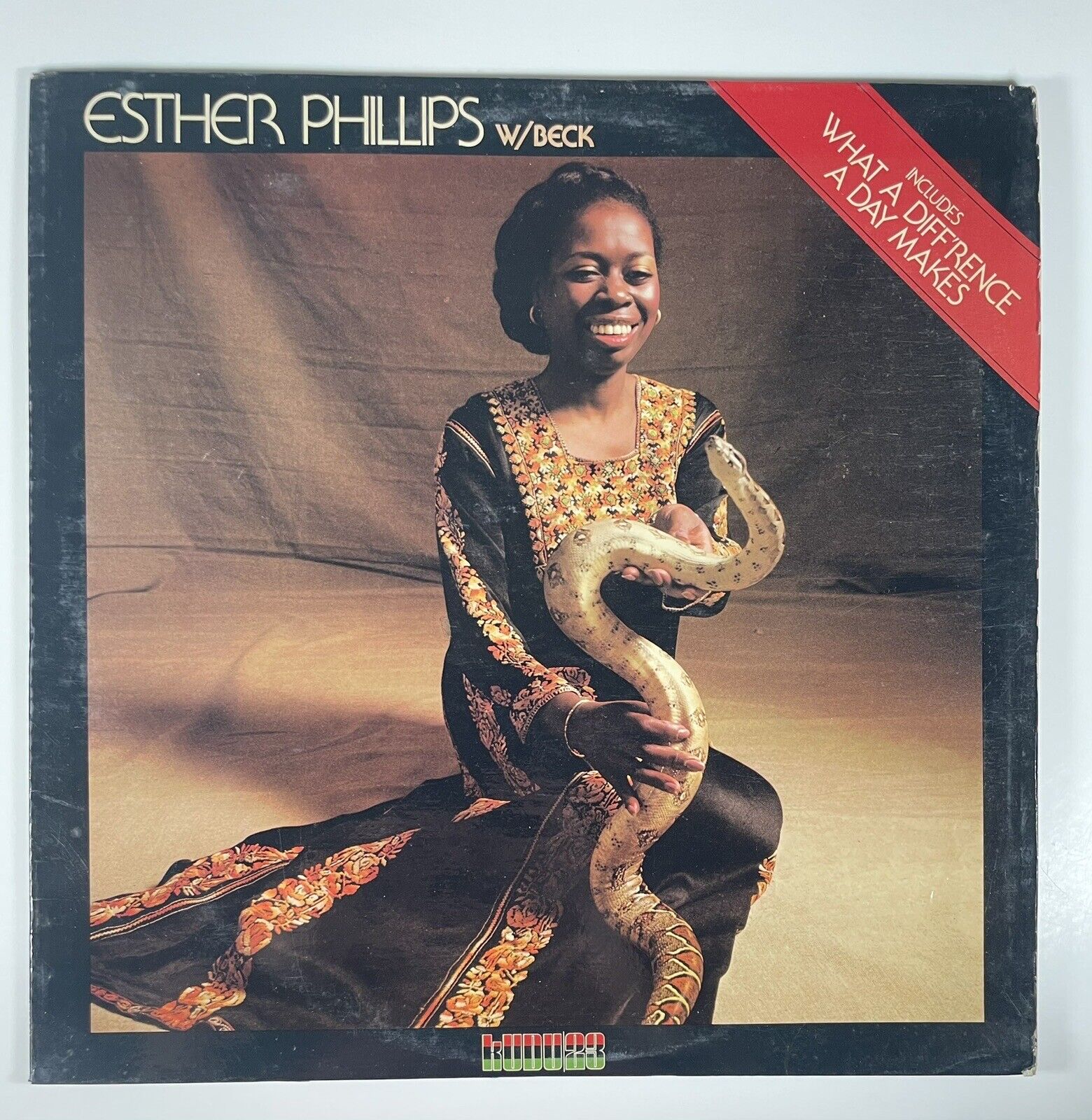 Esther Phillips What a diff'rence A Day Makes Vinyl Record LP Joe Beck Motown