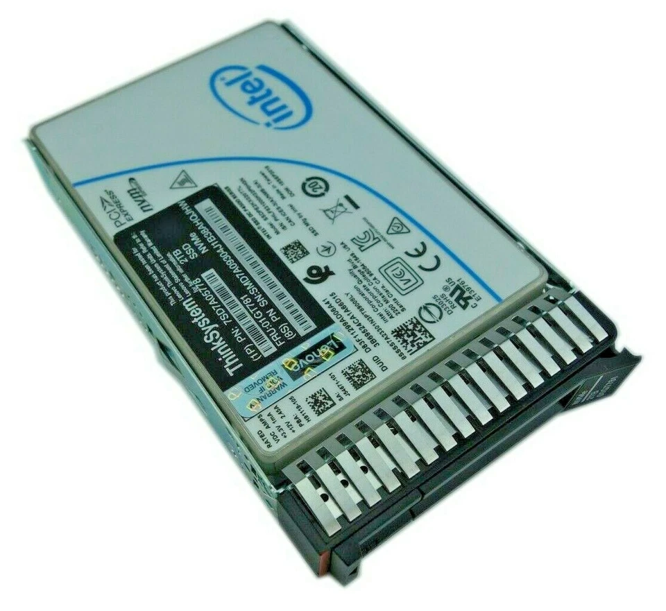 Lenovo P4500 2TB NVMe 2.5" SSD SSDPE2KX020T7L 01GT781 7SD7A05778 - Image 2 of 2