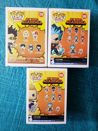 Funko Pop! MHA LOT Infinite Deku with Eri Glow 1008 Eraserhead 376 Mirio 1004 | eBay