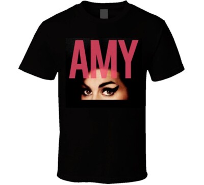 Amy Winehouse JADE SINGER Short Sleeve Full size Navy Shirt