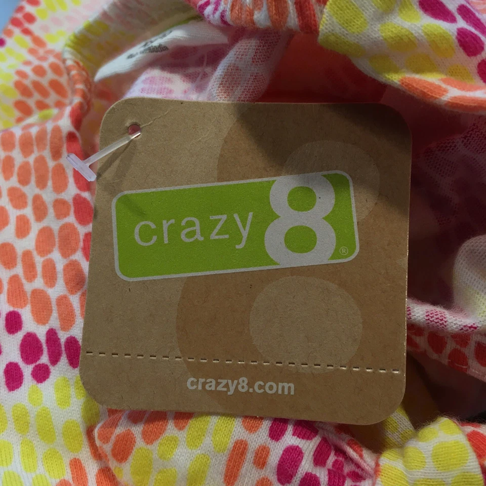 Vestido de verão Crazy 8 novo feminino tamanho XS (4) sem mangas cintura caída bolsos frontais - Imagem 4 de 4