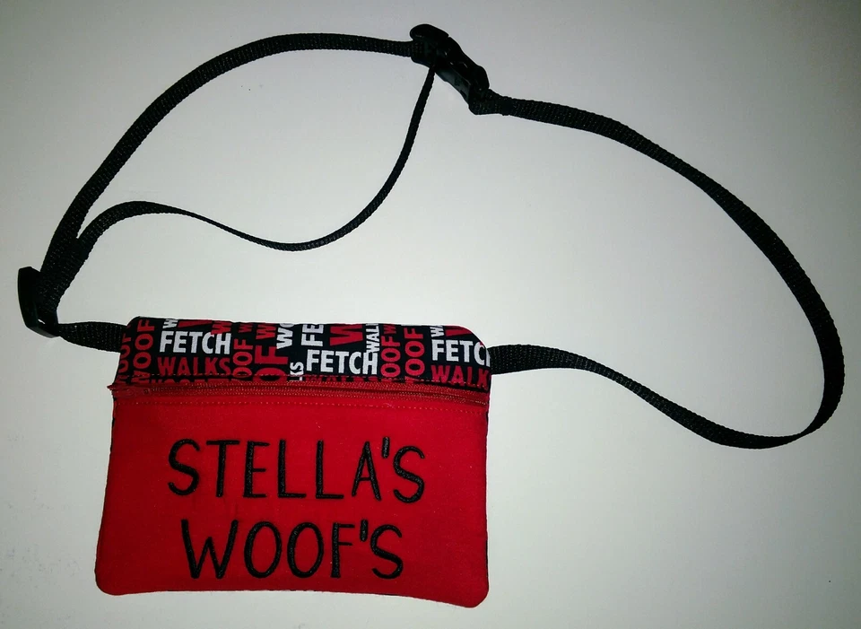 BOLSA DE TRATAMIENTO PERSONALIZADA MANOS LIBRES BOLSA BOLSA DE ENTRENAMIENTO para tu perro! Tela U Pick Foto 3 de 4