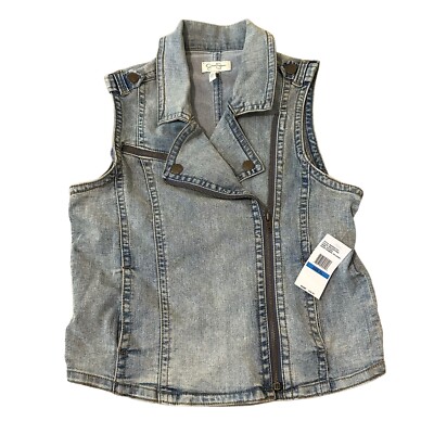 Jessica Simpson Tween Girls Size XL Jean Jacket Vest Denim