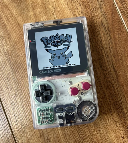 Nintendo Gameboy Pocket GBP Game Boy BACKLIT IPS Pokémon Clear DMG STYLE