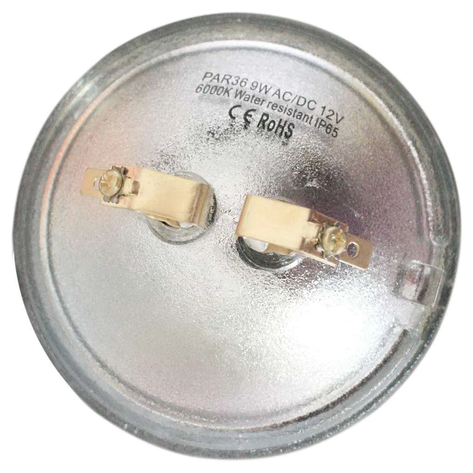 2 Pcs LED PAR36  Landscape Light Bulb 9W 12V Warm White Waterproof for Lawn ATV - Image 3 of 4