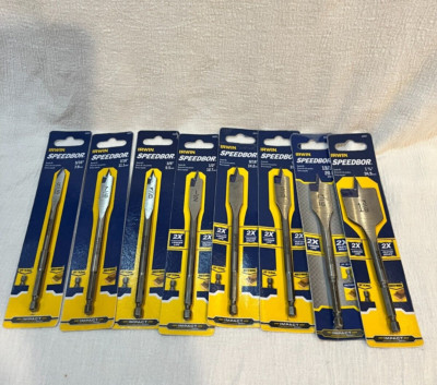 Blue Groove Pro Spade Bit Set  8-Pieces  IRWIN Tools #88808 SPEEDBOR