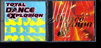 CD MUSIC LOT: TOTAL DANCE EXPLOSION & DANCE MANIA 5 BOTH NEW & SEALED
