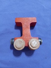 Wooden Name Train Magnetic Letter- RED I kids letter train