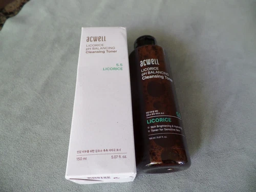 SEALED! ACWELL Licorice PH Balancing Korean Cleansing Toner 5.07 fl oz NIB