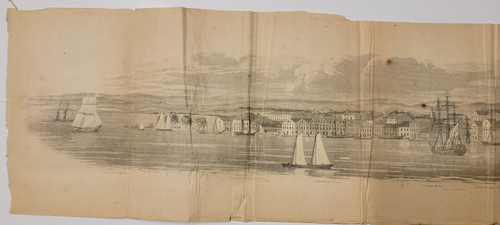 Panoramic view City of New York from Brooklyn Heights Valentine’s 1861 Hayward - Picture 3 of 24