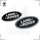 1/2pcs Land Rover Front/Rear BLACK Oval Badge Emblem Range Sport Defender Evoque