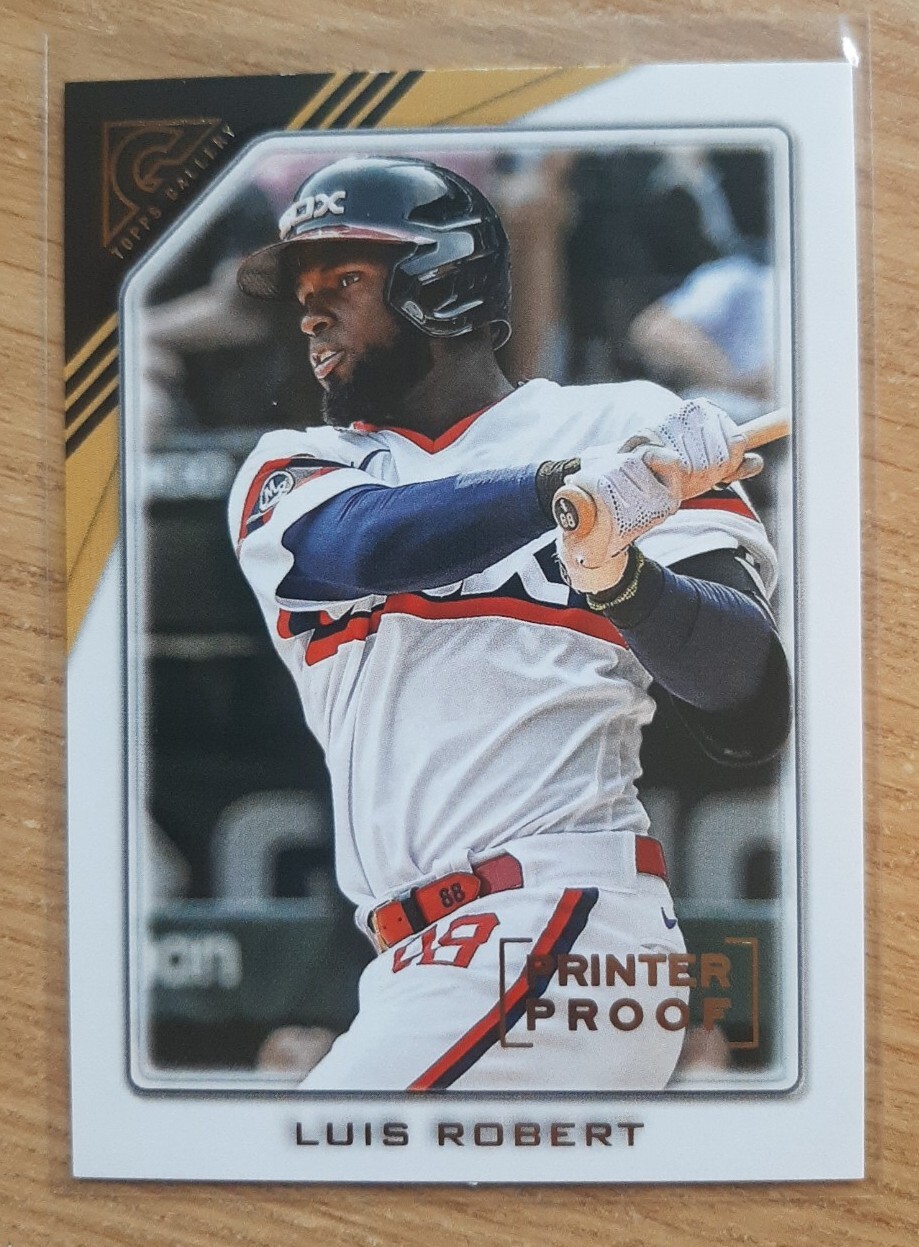 2022 TOPPS GALLERY PRINTER PROOF LUIS ROBERT #57 CHICAGO WHITE SOX