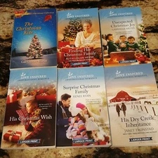 Lot of 6 Love Inspired Harlequin Romance Novels Lot F See Description for Titles