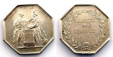 Francia-Banco Aus Francia. Consulado. 1800. Paris. Sc UNC Silber 24,2 G. Knapp