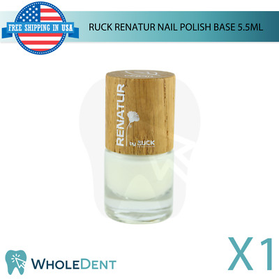 Ruck Renatur Nail Polish Base Coat 5.5ml Vegan Protective Barrier Manicure