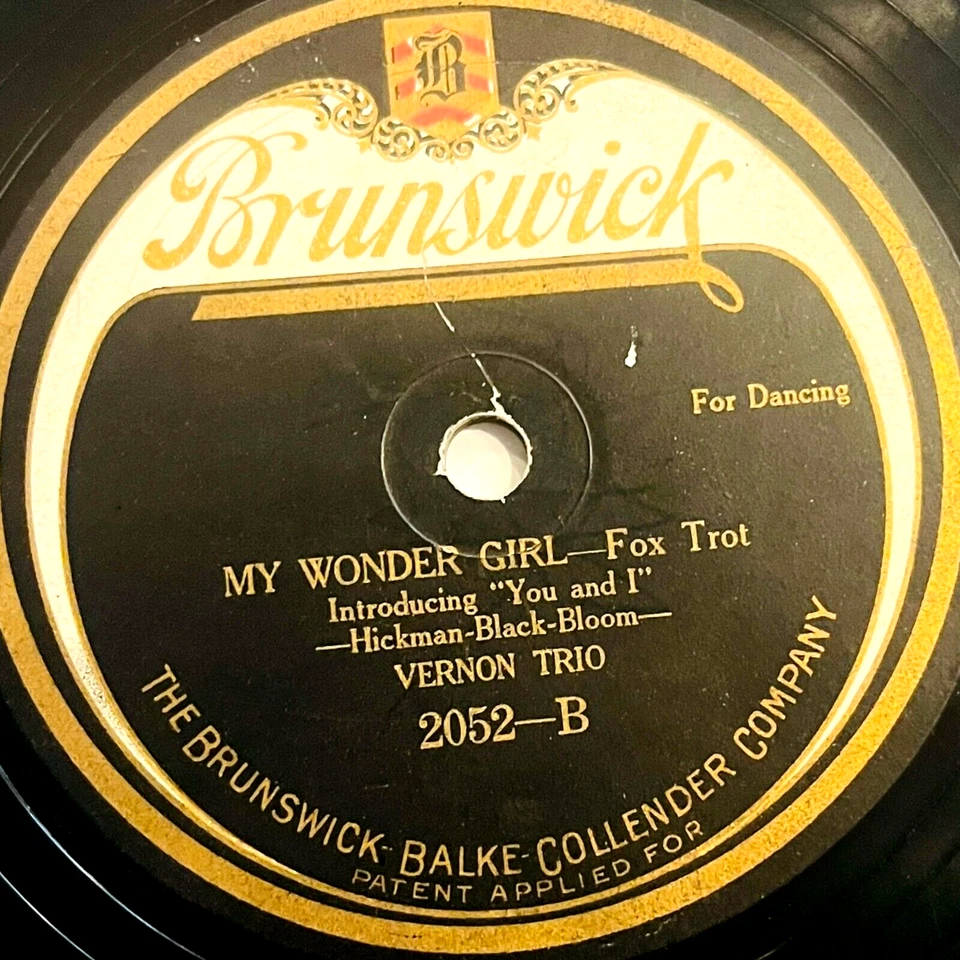 All Star Trio / Vernon Trio - Anytime, Anyday, Anywhere / My Wonder Girl - 10" - Image 4 of 4