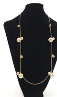 Kate Spade York Pearl/pink Crystal/gold Necklace $128 on sale Kate Spade York Pearl/pink Crystal/gold Necklace $128 on sale