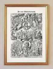 Nowe kobiety Straż Pożarna a Vision 1908 Kobiety Faksymile 6 w złotej ramie