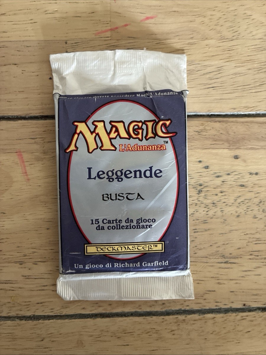 Magic The Gathering Legends Booster Pack Italian Leggende Sealed Vintage  MTG | eBay
