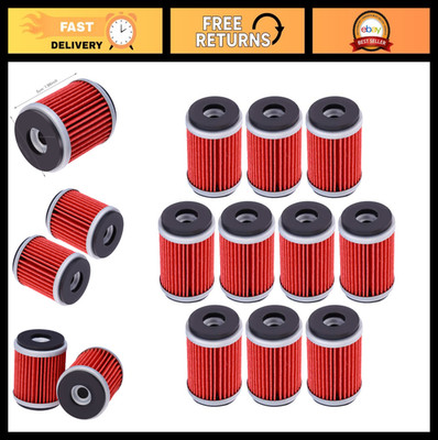 Oil Filter Replacement for Yamaha WR250F WR450F YFZ450 YZ250 XT250 (10 Pcs)