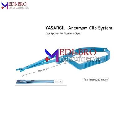 Aesculap Yasargil Titanium Bayonet Aneurysm Clip Applicator 220 mm Neurosurgery