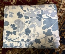 RALPH LAUREN Ada Blue Cream Floral Stripe Reversible Duvet Cover KING