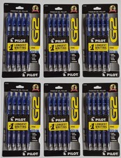 30 TOTAL Pilot G2 Gel Pens Blue Ink Fine 0.7m...