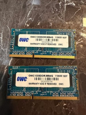 OWC 133DDR384G 110833 1537 Macbook Memory upgrade