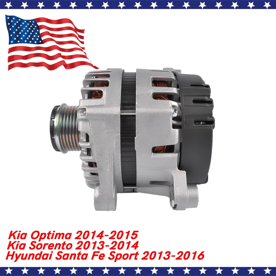 Alternator for Hyundai Santa Fe Sport 2013-2016 Kia Optima 2014-2015 2.4L 150A - Image 4 of 4
