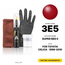 Touch Up Paint For Toyota Celica 3e5 Super Red Ii Full Kit Chip Paint Kit