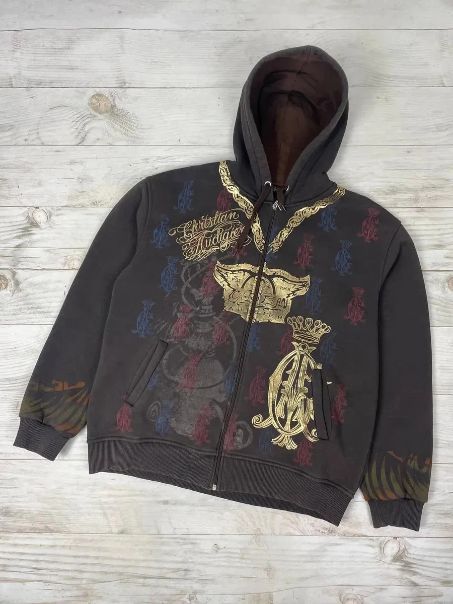 Christian Audigier Regular Size 2XL Hoodies & Sweatshirts for Men