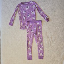 Little Sleepies Sienna's Unicorns 2 Piece Pajamas Size 2T