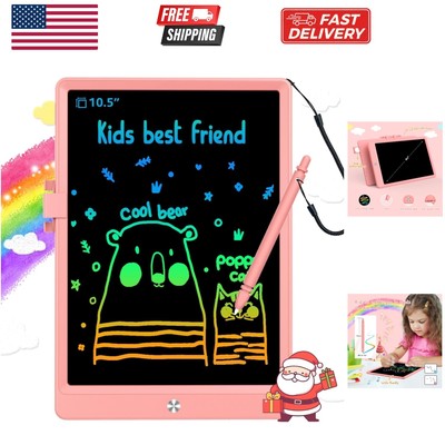 Doodle Board,10.5 inch Colorful Drawing Pad,Electronic Drawing Tablet, Drawin...