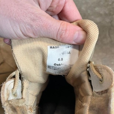 Oakley SI Assault Boots Desert Tan Suede Tactical Military  display picture 1