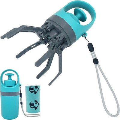 Handheld Dog Waste Collector with Bags-Claw-Type Grabber And Waste Bag Holder