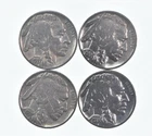 Buffalo Nickels Sharp Horn XF/AU - 1937 1936 1937 1936 Lot Collection *423