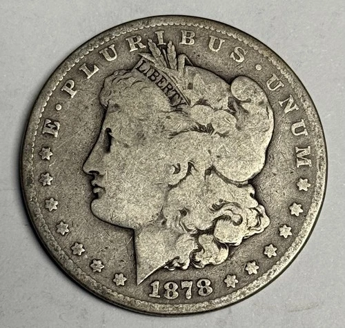 VG 1878-CC Morgan Silver Dollar (all original), U.S. Very Good