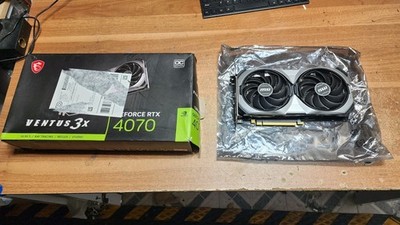 MSI VENTUS GeForce RTX 4070 SUPER 12GB GDDR6X Graphics Card GPU - FOR PARTS