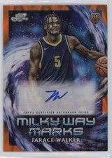 2023 Topps Cosmic Chrome Orange Galactic Refractor 12/25 Jarace Walker Auto 5i3