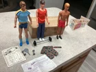 Vintage Lot Of 3 Mattel, Ken, Dolls, And Accessories ￼70s 80s