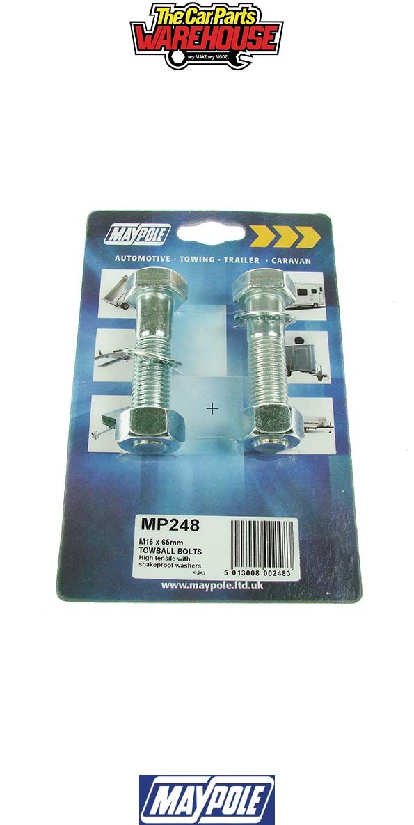 Maypole 248 High Tensile (8.8) Nuts & Bolts M16 x 65mm